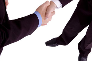 business deal handshake